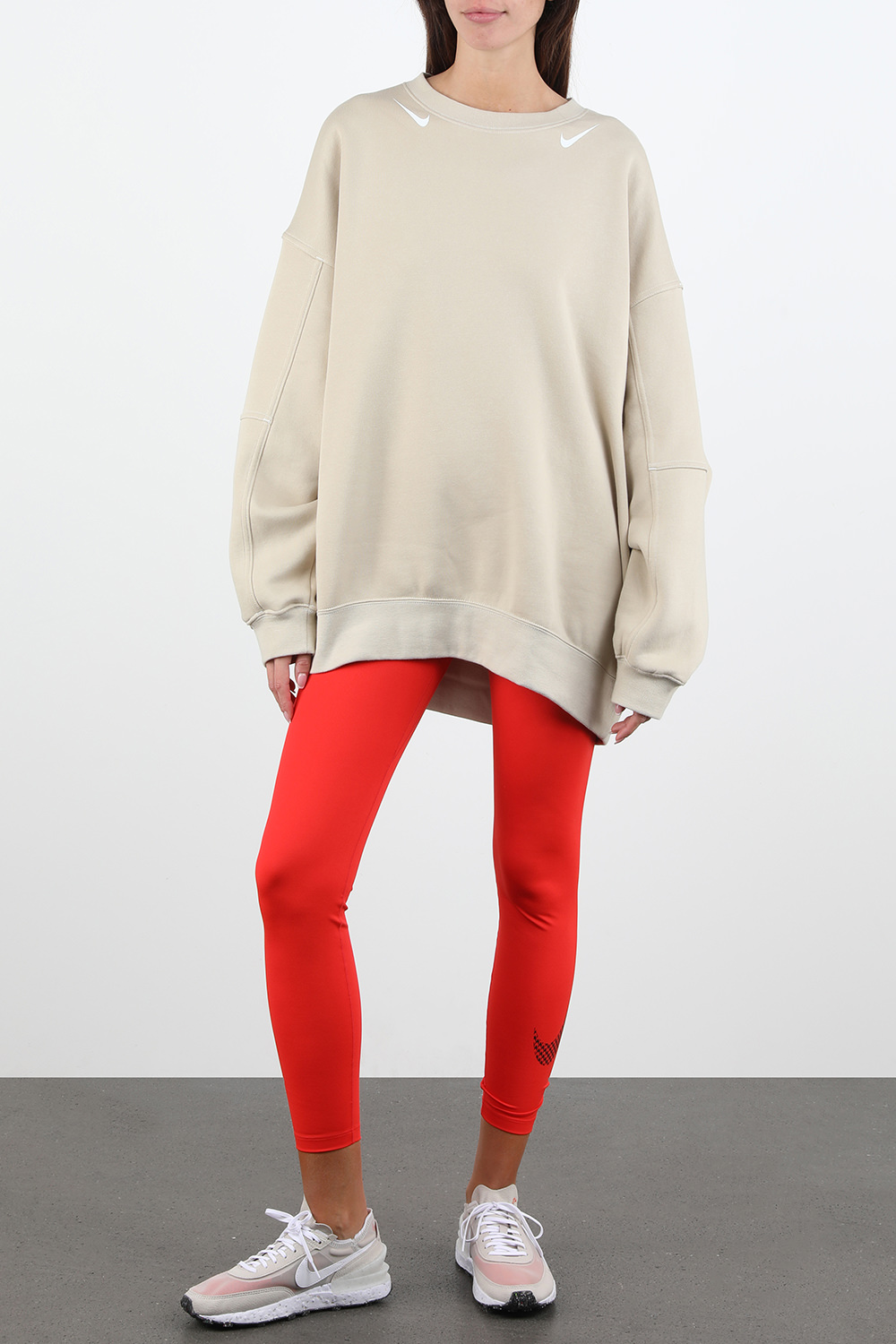 מכנסי טייץ וואן אייקון קלאש דריי פיט בגוון אדום